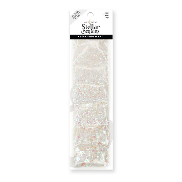 Embellishments Stellar Sequins - Clear Iridescent