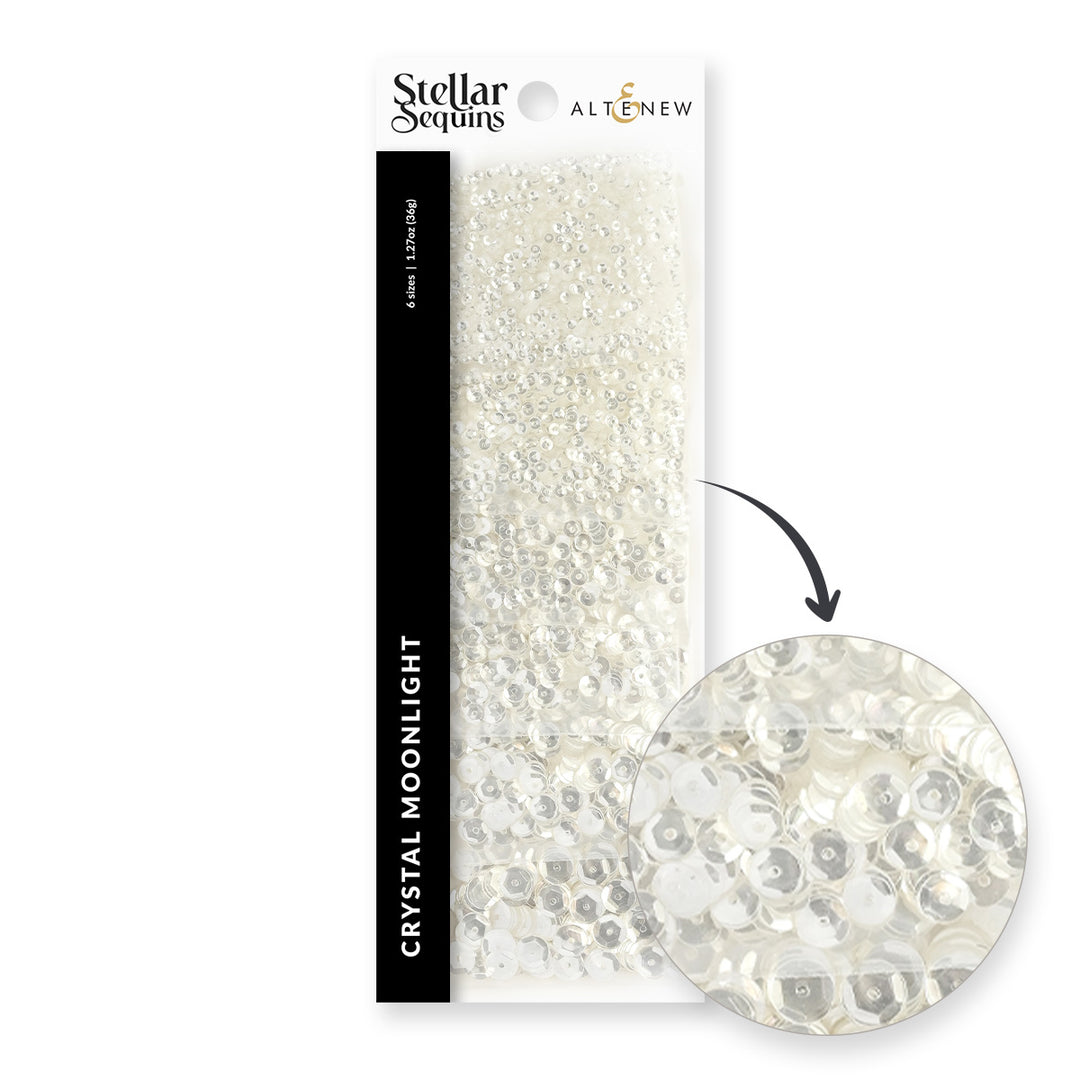 Embellishments Stellar Sequins - Crystal Moonlight