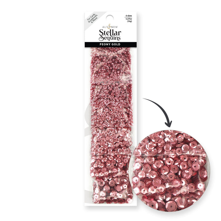 Embellishments Stellar Sequins - Peony Gold