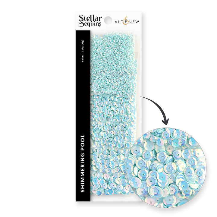 Embellishments Stellar Sequins - Shimmering Pool