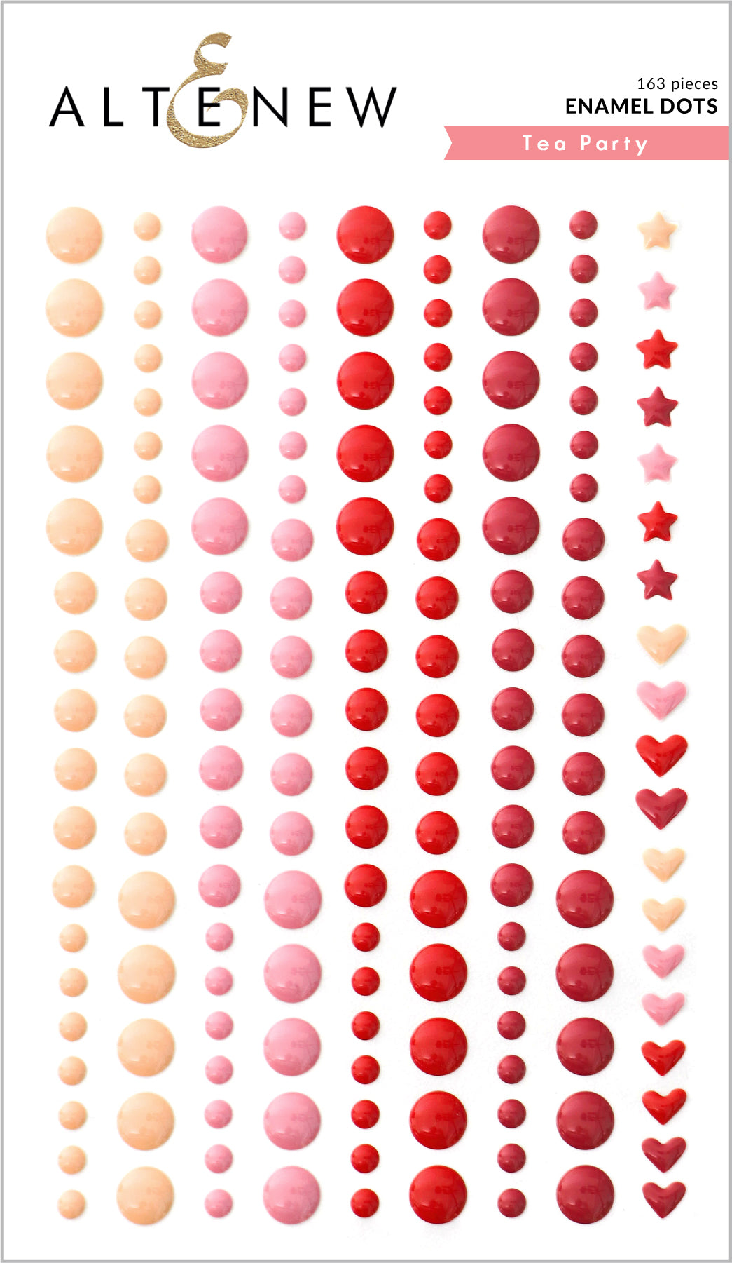 Embellishments Tea Party Enamel Dots