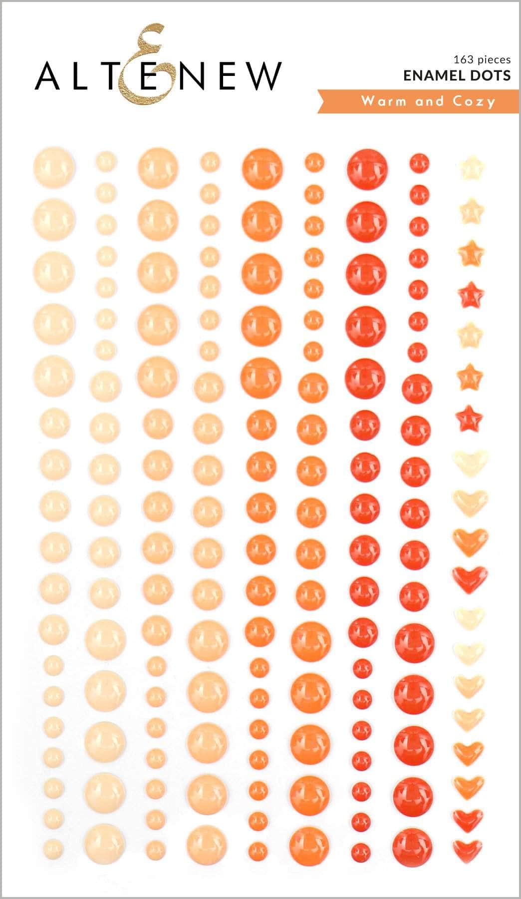Embellishments Warm and Cozy Enamel Dots