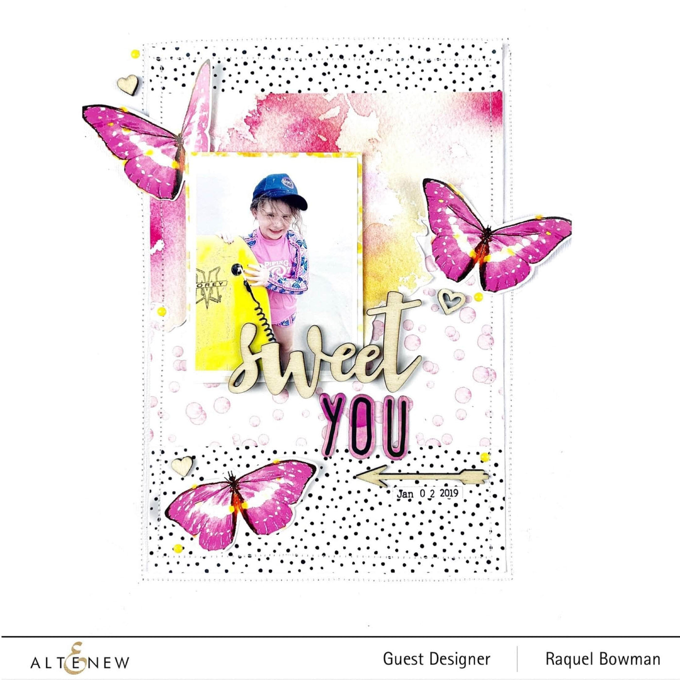 Embellishments Watercolor Butterfly Cardstock Stickers