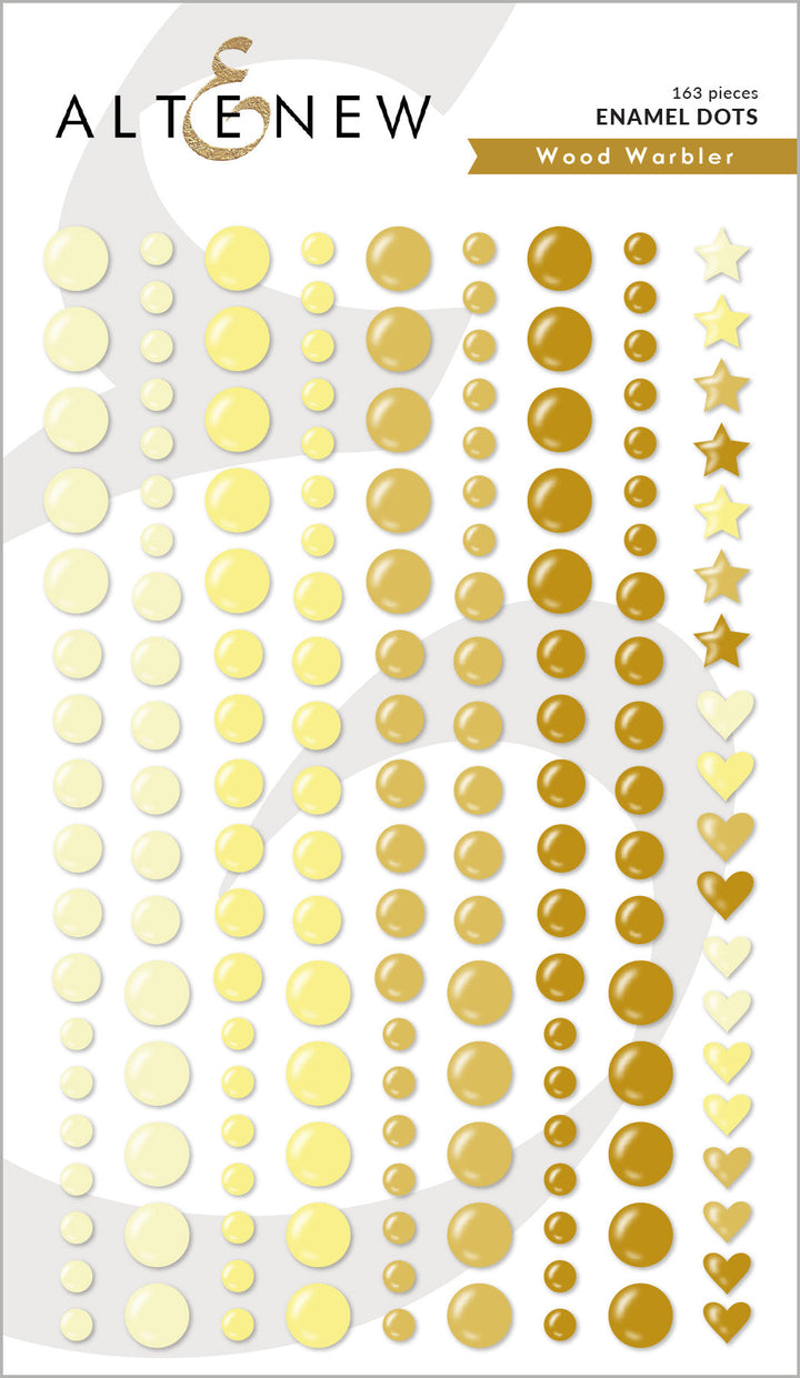 Embellishments Wood Warbler Enamel Dots