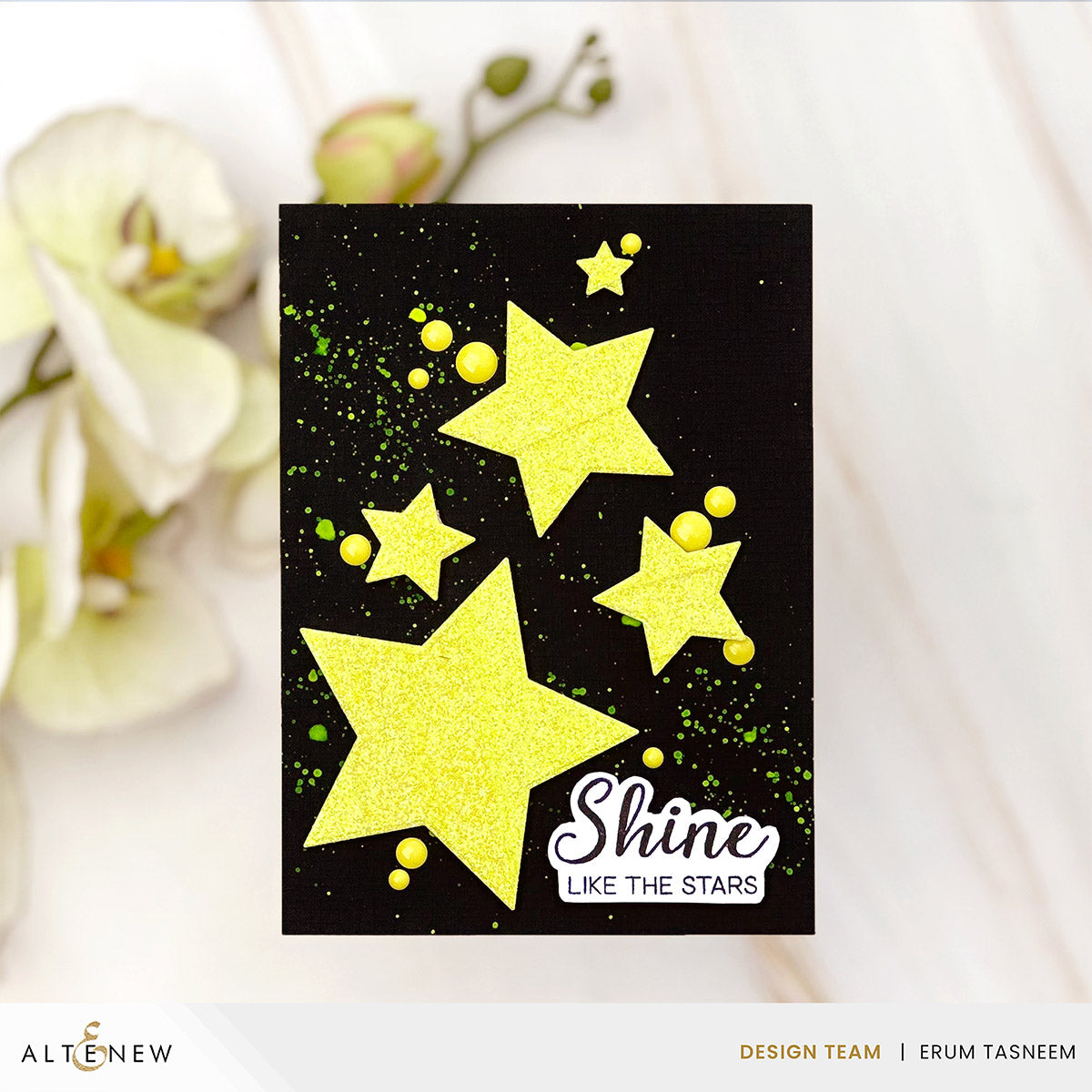 Embellishments Zesty Lemon-Lime Promo Enamel Dots