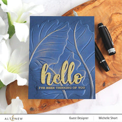 Embossing Folder Alocasia 3D Embossing Folder