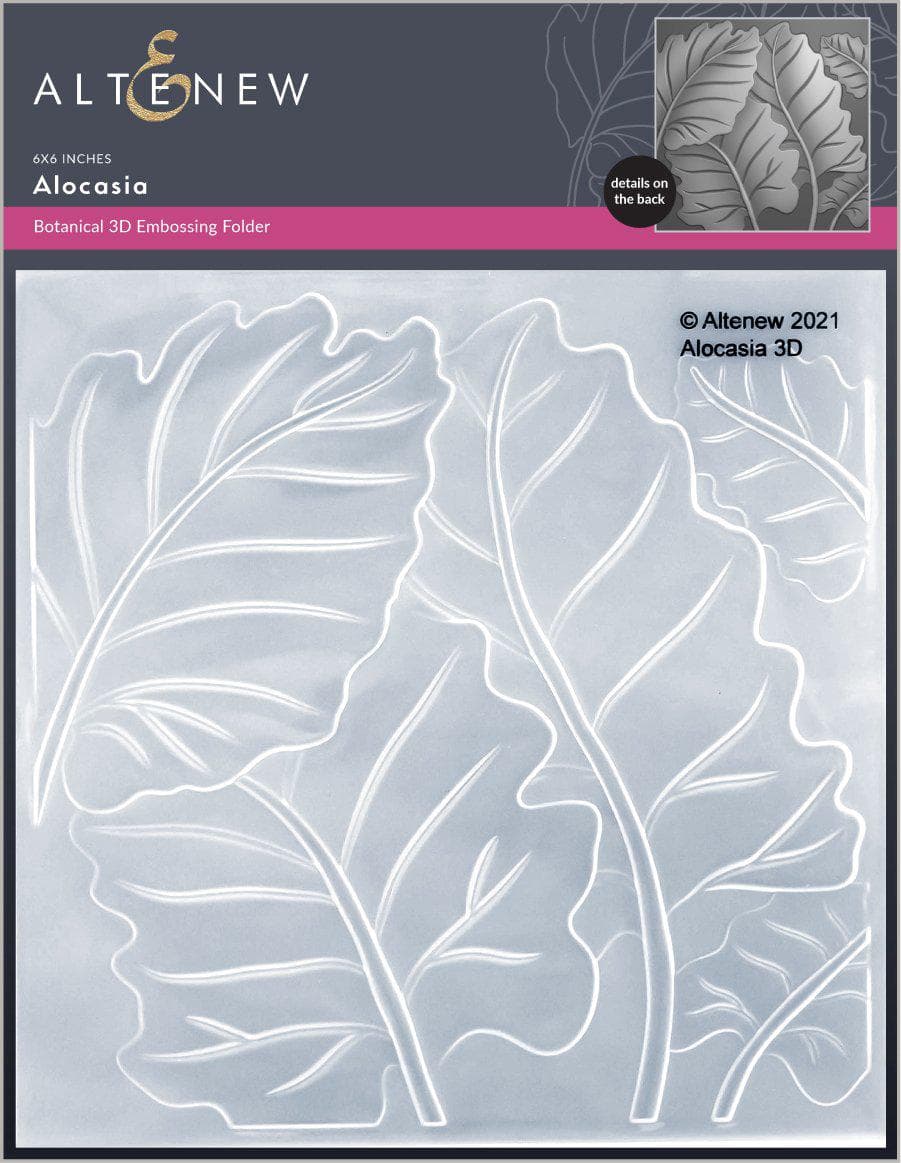 Embossing Folder Alocasia 3D Embossing Folder