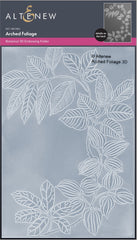 Embossing Folder Arched Foliage 3D Embossing Folder
