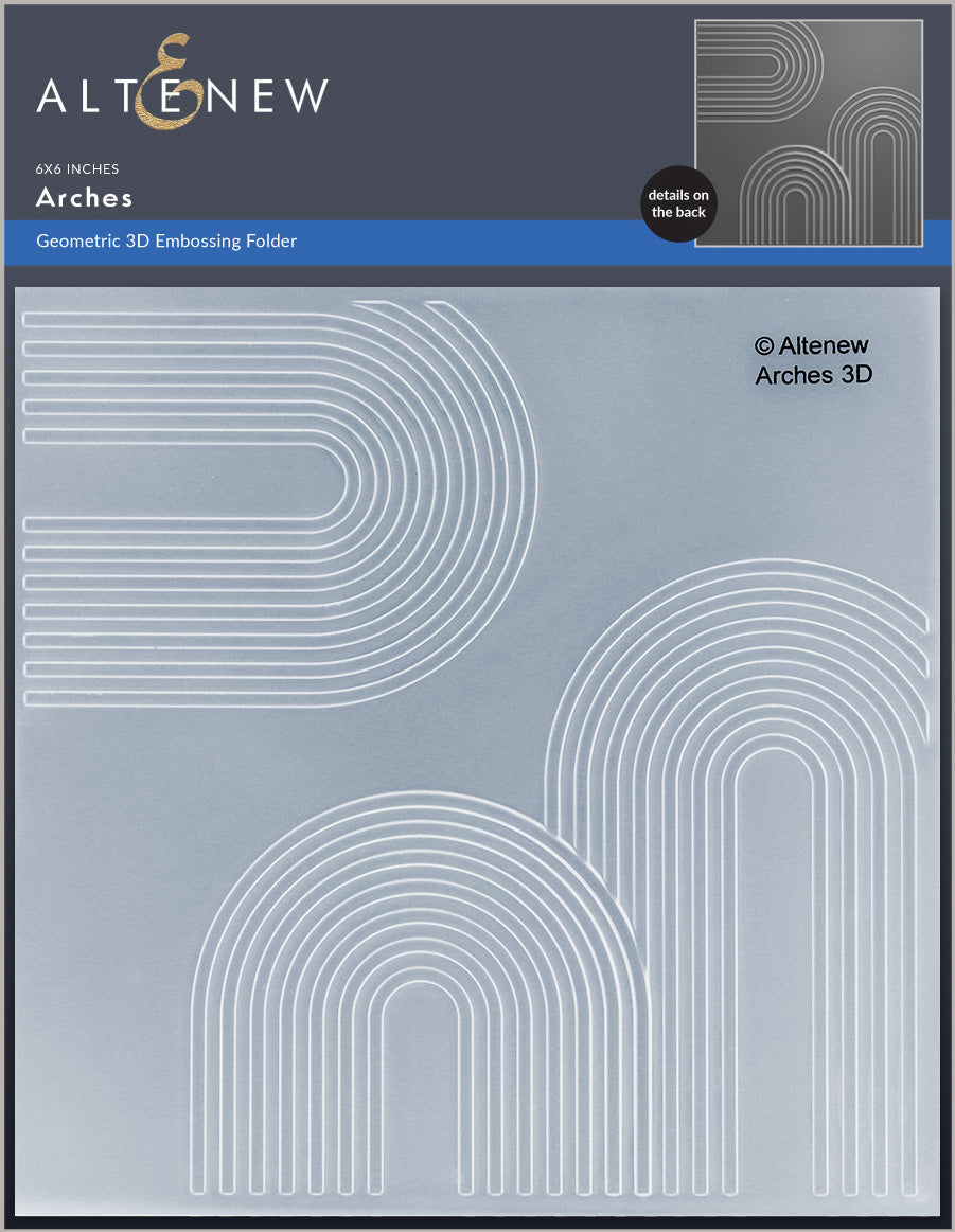 Embossing Folder Arches 3D Embossing Folder