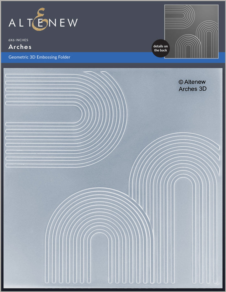 Embossing Folder Arches 3D Embossing Folder