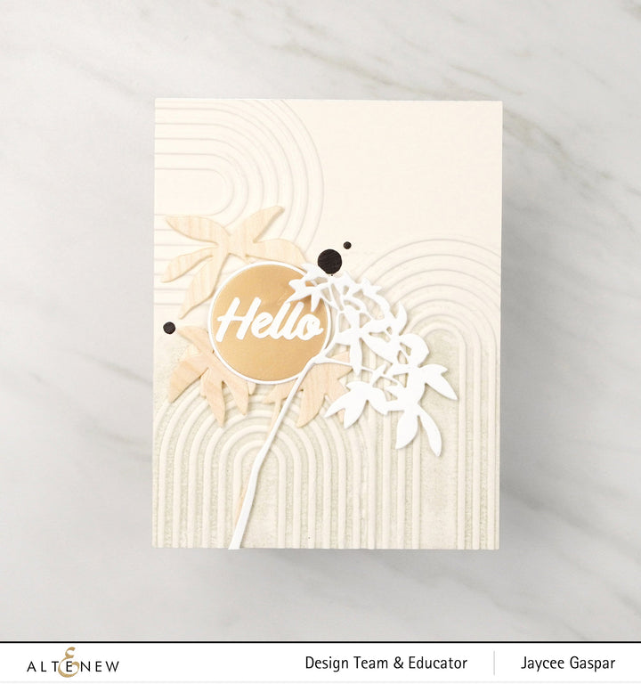 Embossing Folder Arches 3D Embossing Folder