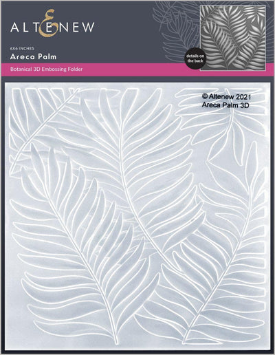 Embossing Folder Areca Palm 3D Embossing Folder