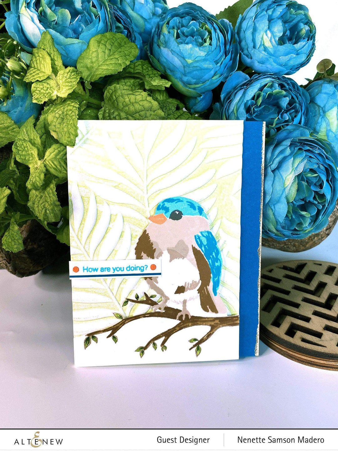 Embossing Folder Areca Palm 3D Embossing Folder