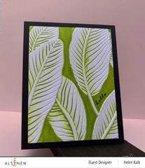 Embossing Folder Banana Leaves 3D Embossing Folder