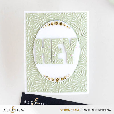 Embossing Folder Batik Blooms 3D Embossing Folder