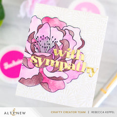 Embossing Folder Batik Blooms 3D Embossing Folder