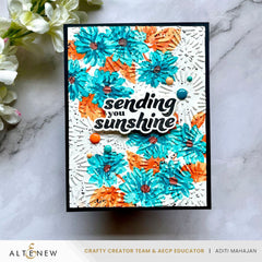 Embossing Folder Batik Blooms 3D Embossing Folder