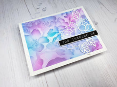 Embossing Folder Beautiful Bergenia 3D Embossing Folder