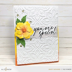 Embossing Folder Blooming Doily Charm 3D Embossing Folder