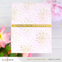 Embossing Folder Blooming Doily Charm 3D Embossing Folder