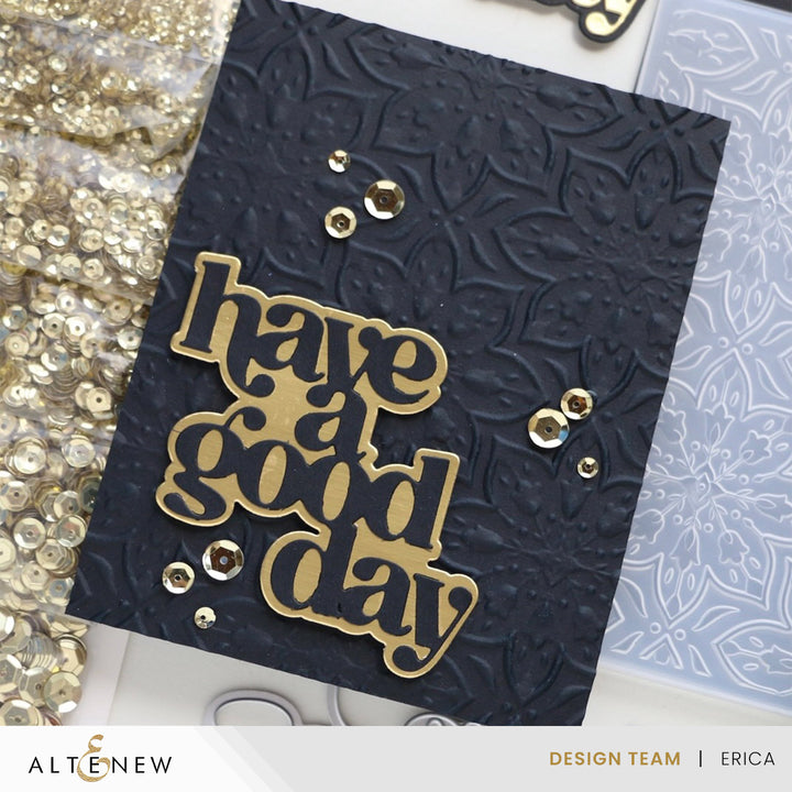 Embossing Folder Blooming Doily Charm 3D Embossing Folder
