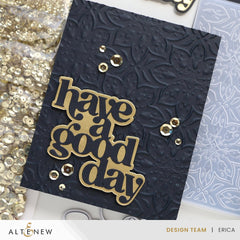 Embossing Folder Blooming Doily Charm 3D Embossing Folder