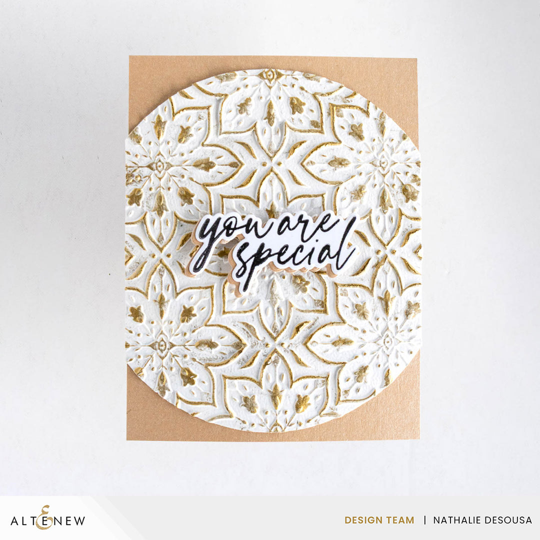Embossing Folder Blooming Doily Charm 3D Embossing Folder