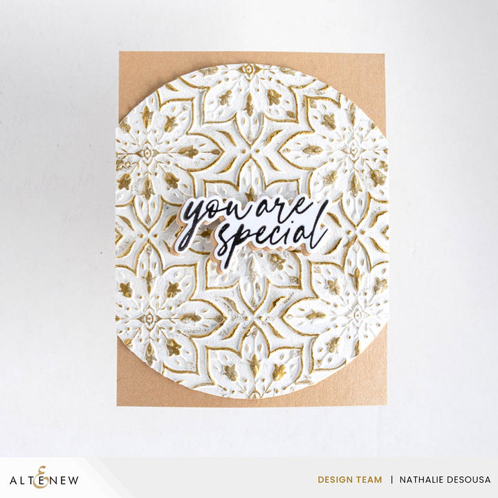Embossing Folder Blooming Doily Charm 3D Embossing Folder