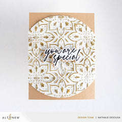 Embossing Folder Blooming Doily Charm 3D Embossing Folder