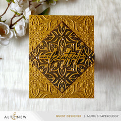Embossing Folder Blooming Doily Charm 3D Embossing Folder