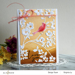 Embossing Folder Blossoming Branches 3D Embossing Folder