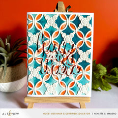 Embossing Folder Botanical Rails 3D Embossing Folder