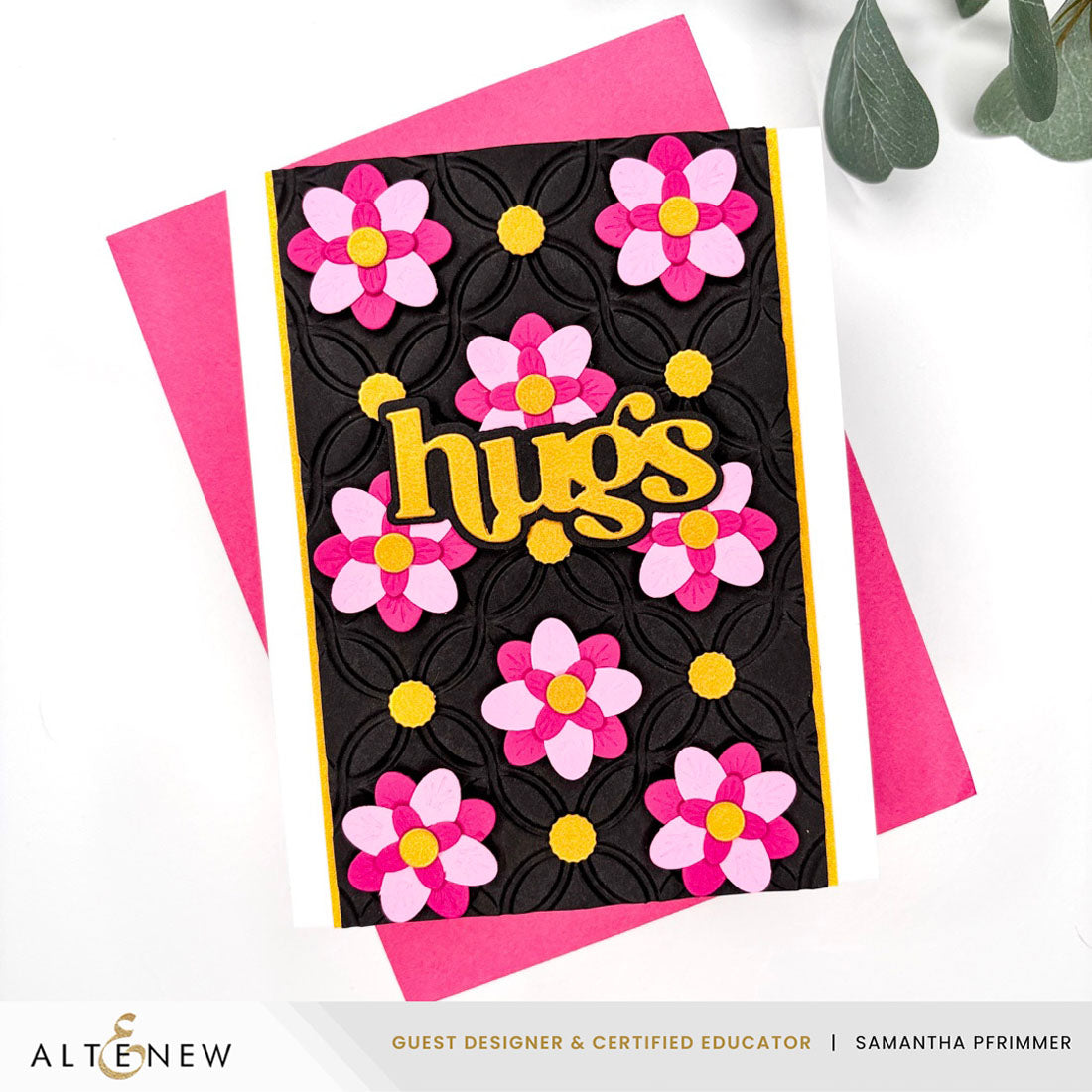 Embossing Folder Botanical Rails 3D Embossing Folder