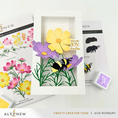 Embossing Folder Botanical Rails 3D Embossing Folder
