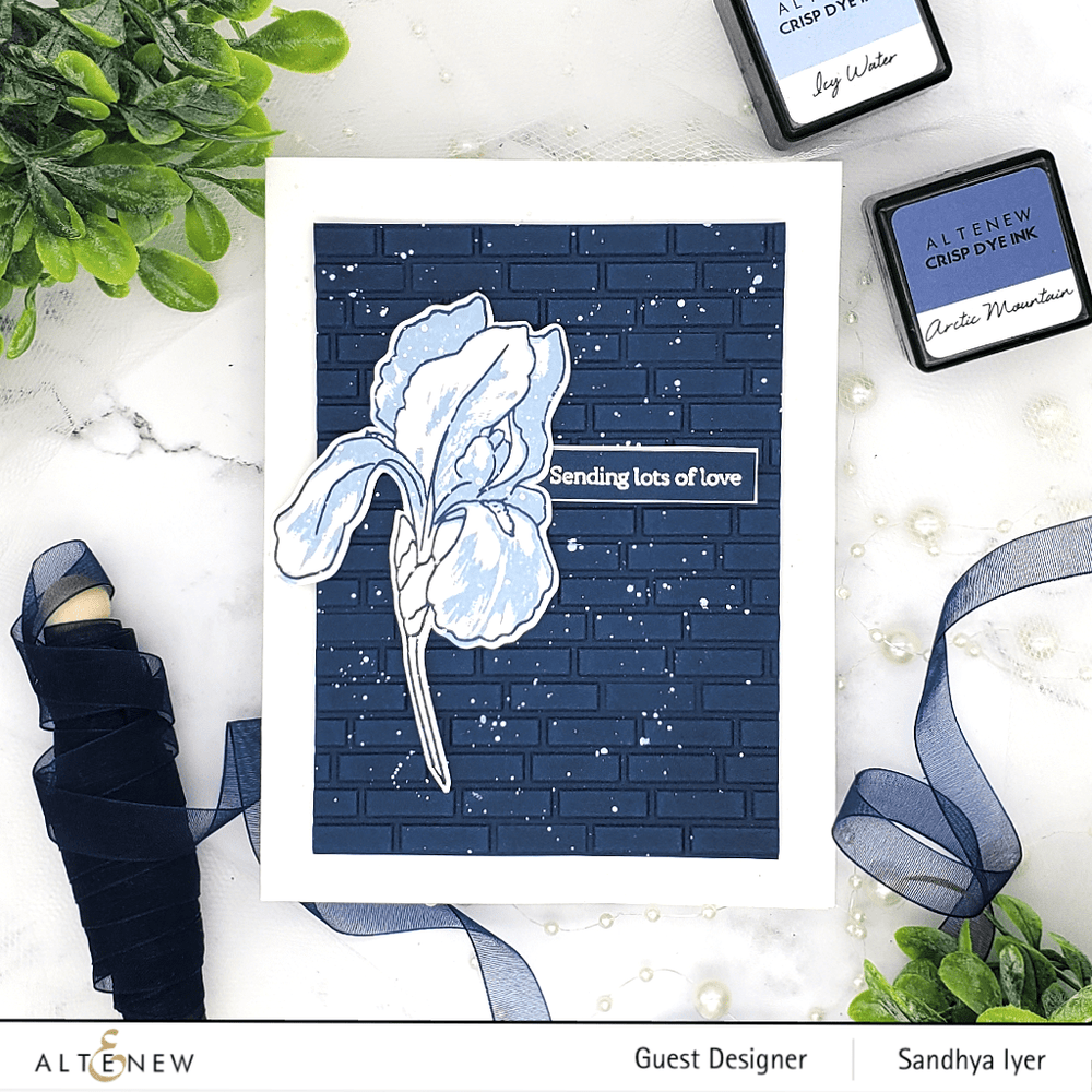 Embossing Folder Brick Wall 3D Embossing Folder