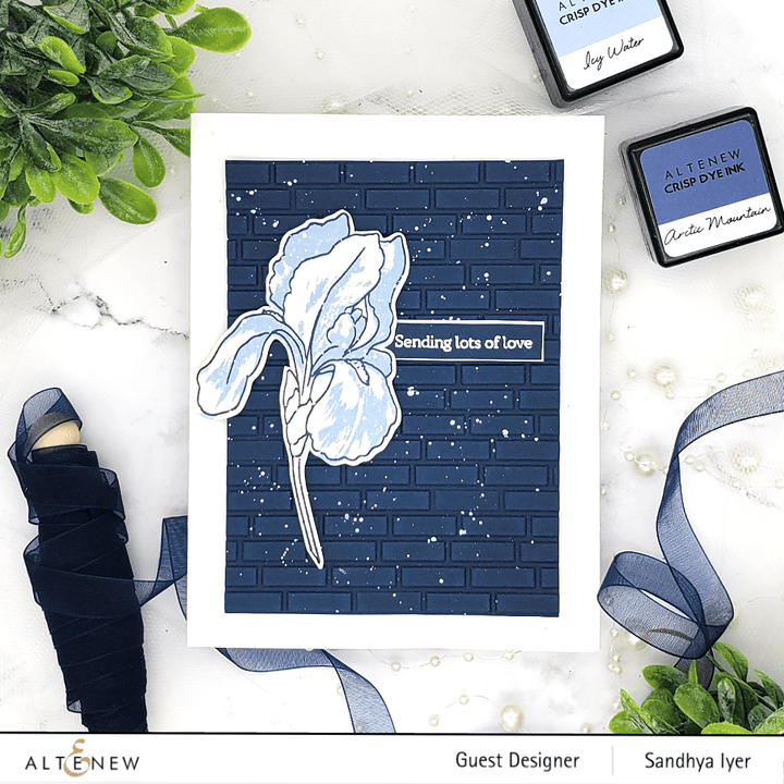 Embossing Folder Brick Wall 3D Embossing Folder