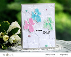 Embossing Folder Bunch of Balloons 3D Embossing Folder