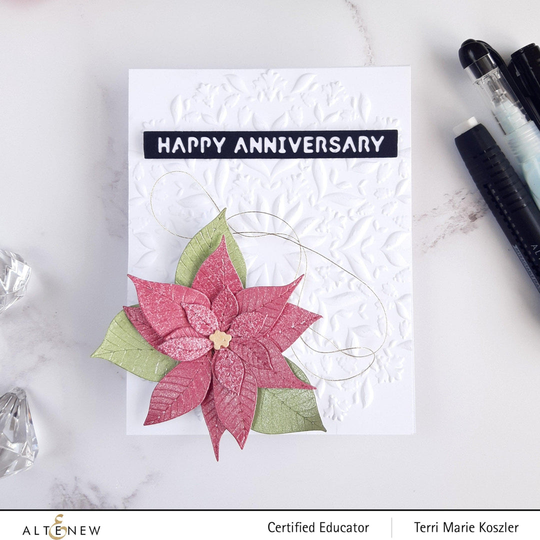 Embossing Folder Charming Mandala 3D Embossing Folder