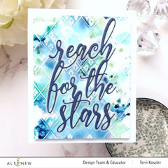 Embossing Folder Checkered Diamonds 3D Embossing Folder