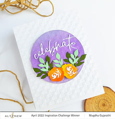 Embossing Folder Checkered Squares 3D Embossing Folder