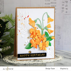 Embossing Folder Cheerful Bloom 3D Embossing Folder