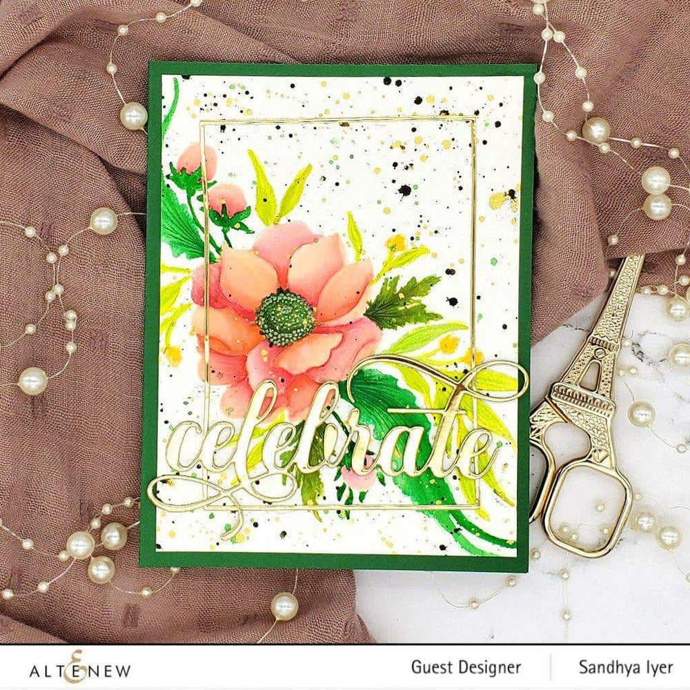 Embossing Folder Cheerful Bloom 3D Embossing Folder
