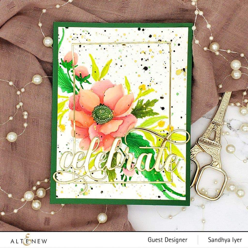 Embossing Folder Cheerful Bloom 3D Embossing Folder
