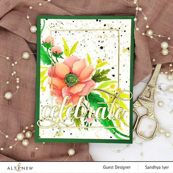 Embossing Folder Cheerful Bloom 3D Embossing Folder