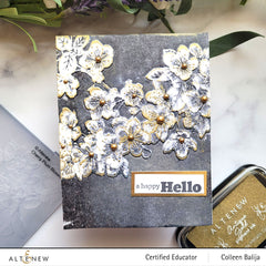 Embossing Folder Cherry Plum Blossom 3D Embossing Folder