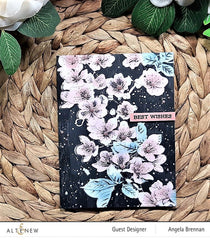Embossing Folder Cherry Plum Blossom 3D Embossing Folder