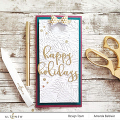 Embossing Folder Classic Pinecones Slim 3D Embossing Folder