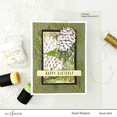 Embossing Folder Classic Pinecones Slim 3D Embossing Folder