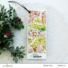 Embossing Folder Classic Pinecones Slim 3D Embossing Folder