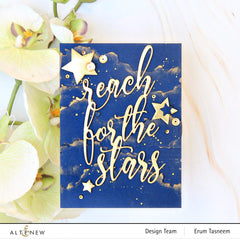 Embossing Folder Cloudy Day 3D Embossing Folder